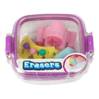 Toi-Toys Gummen mini set in glitterdoosje - kasteel prinses - thumbnail