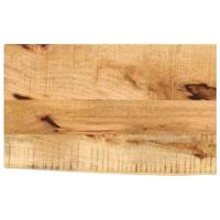 Tafelblad met natuurlijke rand 40x30x2,5 cm massief mangohout - thumbnail