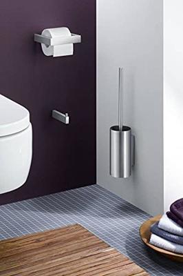 Zack Linea Toiletborstelset 45 cm Mat Gesatineerd RVS 40381