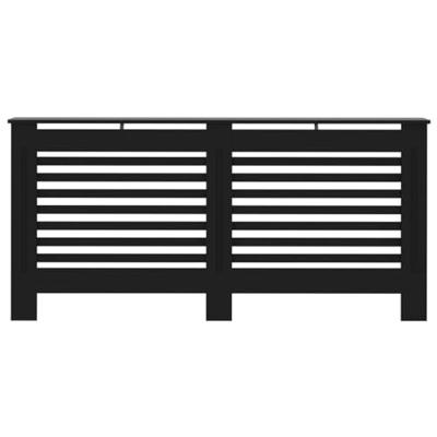 Radiatorombouw 172x19x81,5 cm MDF zwart