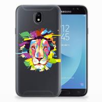 Samsung Galaxy J7 2017 | J7 Pro Telefoonhoesje met Naam Lion Color - thumbnail