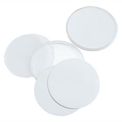 Colorations - versier je eigen onderzetters transparant, set van 12