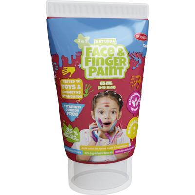 Boti Natural face & fingerpaint tube - rood, 65ml Boti Natural face & fingerpaint tube - rood, 65ml