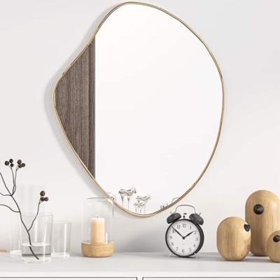 VidaXL Wandspiegel 60x50 cm goudkleurig VidaXL Wandspiegel 60x50 cm goudkleurig