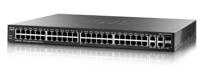 Cisco SG350-52P 52 poorten netwerkschakelaar zwart - thumbnail