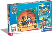 Clementoni Paw Patrol Puzzel 3x48 Stukjes - thumbnail