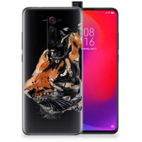 Hoesje maken Xiaomi Mi 9T Pro | Redmi K20 Pro Watercolor Tiger - thumbnail