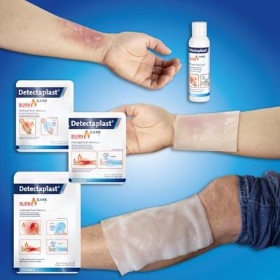 Detectaplast Burn Care Kit, volledig Eerstehulp uitrusting bij brandwonen Detectaplast Burn Care Kit, volledig Eerstehulp uitrusting bij brandwonen