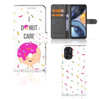 Motorola Moto G22 | Book Cover | Donut Roze
