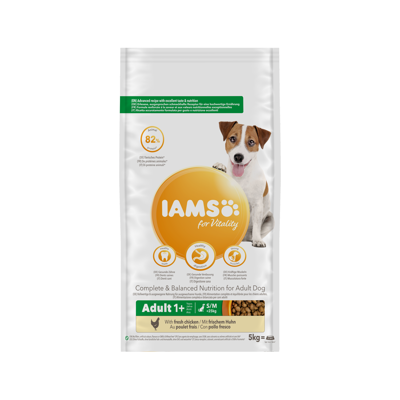 Iams for Vitality Adult Small & Medium met kip hondenvoer 2 x 12 kg