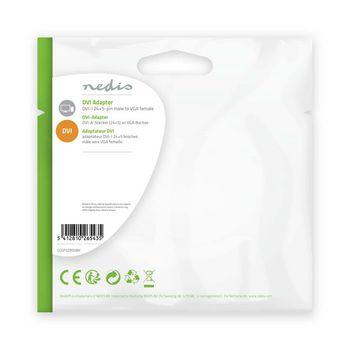 DVI - VGA-adapter | DVI-I 24+5-pins male - VGA female