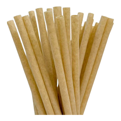 Equo suikerriet rietje extra lang 6x250mm. (250 stuks)