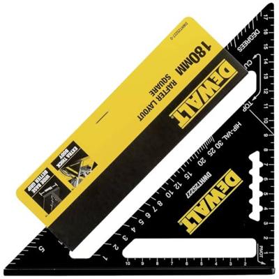 DeWalt Accessoires dwht25227-0 bouwdriehoek | speed square | 180 mm | metrisch - dwht25227-0 DeWalt Accessoires dwht25227-0 bouwdriehoek | speed square | 180 mm | metrisch - dwht25227-0