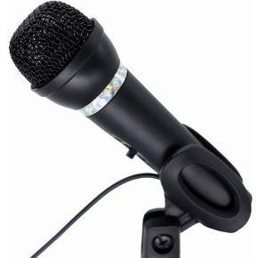 Condensator microfoon met bureaustandaard, zwart Condensator microfoon met bureaustandaard, zwart