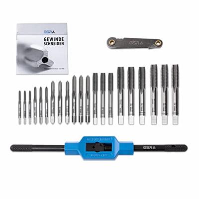 GSR 00708050 Schroefdraadsnijderset 23-delig Metrisch M3 - M12 DIN 352, DIN 1814 HSS-G 1 stuk(s) GSR 00708050 Schroefdraadsnijderset 23-delig Metrisch M3 - M12 DIN 352, DIN 1814 HSS-G 1 stuk(s)