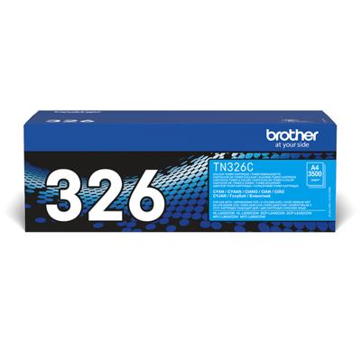 Brother Toner TN-326C Origineel Cyaan 3500 bladzijden TN-326 C - thumbnail