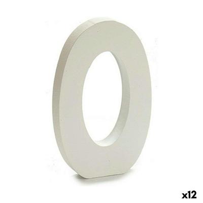 Cijfer Pincello Wit 1,8 x 21 x 17 cm (12 Stuks)