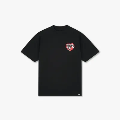Croyez Heart On Fire T-Shirt Heren Zwart - Maat XL - Kleur: Zwart | Soccerfanshop