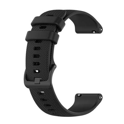 Garmin Venu 3s / Vivoactive 4s / Venu 2s / Vivomove 3s / Forerunner 255s - Sportband met motief - Zwart Garmin Venu 3s / Vivoactive 4s / Venu 2s / Vivomove 3s / Forerunner 255s - Sportband met motief - Zwart