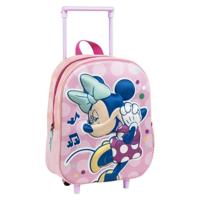 3D-schoolrugzak met Wielen Minnie Mouse Roze - thumbnail
