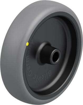 Blickle TPA 127/12G-ELS Wiel met hoog draagvermogen Wieldiameter: 125 mm Draagvermogen (max.): 80 kg 1 stuk(s)