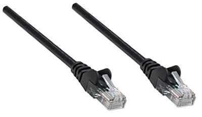 Intellinet 345378 RJ45 Netwerkkabel, patchkabel CAT 5e U/UTP 10.00 m Zwart 1 stuk(s)