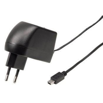 Hama USB-oplader 1x Mini-USB Zwart Binnen