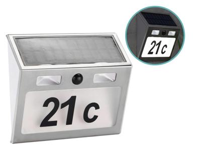 Hi Solar Huisnummerlamp bewegingsmelder - LED Verlichting