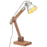 VidaXL Bureaulamp industrieel rond e27 58x18x90 cm zilverkleurig - thumbnail