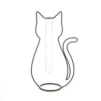 Silhouette draadvaas - Kat - thumbnail
