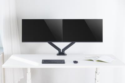 Audizio MAD20G dubbele gasveer monitorarm 17-32 inch Audizio MAD20G dubbele gasveer monitorarm 17-32 inch