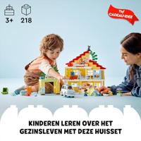 LEGO duplo town 3in1 familiehuis speelgoed poppenhuis voor 3+ jarigen - 10994 - thumbnail