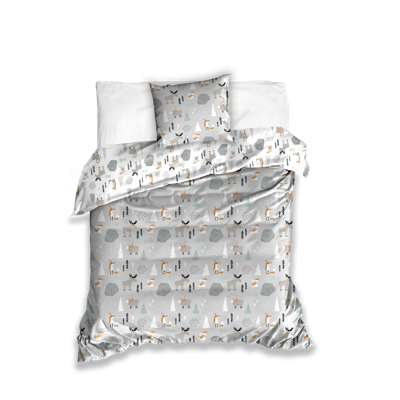 Carbotex Kerst Dekbedovertrek dieren