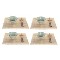Sushi-set DKD Home Decor 14,5 x 14,5 x 35 cm Keramiek Orientaals (16 Onderdelen) - thumbnail