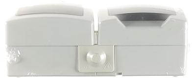 Kopp 138656001 Nautic Uitschakelaar, Wisselschakelaar, Wandcontactdoos met randaarde en klapdeksel spatwaterdicht Grijs 1 stuk(s) - thumbnail