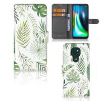 Motorola Moto G9 Play | E7 Plus Hoesje Leaves - thumbnail