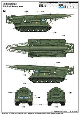 Trumpeter 1/35 Ex-Soviet 2P19 Launcher w/R-17 Missile(SS-1C SCUD B)of 8K14 Missile SystemD Trumpeter 1/35 Ex-Soviet 2P19 Launcher w/R-17 Missile(SS-1C SCUD B)of 8K14 Missile SystemD