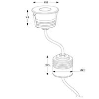 Deko Light Peacock 730459 Vloerinbouwlamp LED vast ingebouwd LED G (A - G) 2 W Zilver - thumbnail
