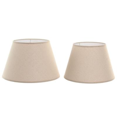 Lampenkap Home ESPRIT Beige Linnen Metaal 40 x 40 x 25 cm (2 Stuks) Lampenkap Home ESPRIT Beige Linnen Metaal 40 x 40 x 25 cm (2 Stuks)