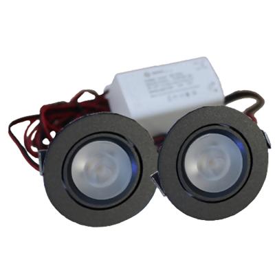 Set 5 x 4 Watt dimbare led inbouwspots Zwart - 2700K Set 5 x 4 Watt dimbare led inbouwspots Zwart - 2700K