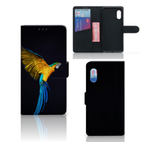 Samsung Xcover Pro | Telefoonhoesje | Met pasjeshouder | Papegaai - thumbnail