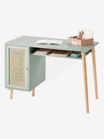 Kinderbureau met riet POESIE groen - thumbnail