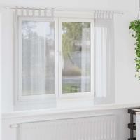 VidaXL Voile gordijn 2 pcs lichtgrijs 175 x 140 cm polyester - thumbnail