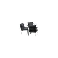 Nohr Loungeset 'Rebeccah' Met bank, 2 loungestoelen en 2 tafels - thumbnail