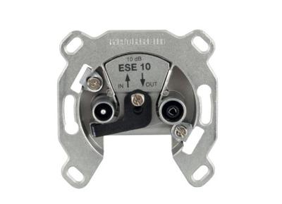 Kathrein ESE 10 Antennedoos BK, Satelliet, TV, FM Schroefbevestiging, Inbouw (in muur) Loop-through outlet