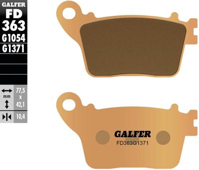 GALFER remblokken "fd363" brake pad fd363 g1371 sint.metal street