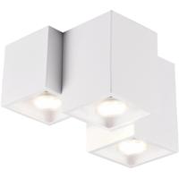 LED Plafondlamp Mat Wit - 3-Lichts GU10 Rechthoek - Aluminium - thumbnail