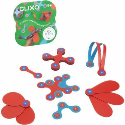 Magnetische constructieset - GIPSY TOYS - Itsy CLIXO - 18 stuks - Veelkleurig - Vanaf 4 jaar