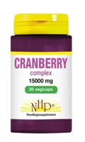 NHP Cranberry complex 15000mg 30 Vegetarische capsules - thumbnail