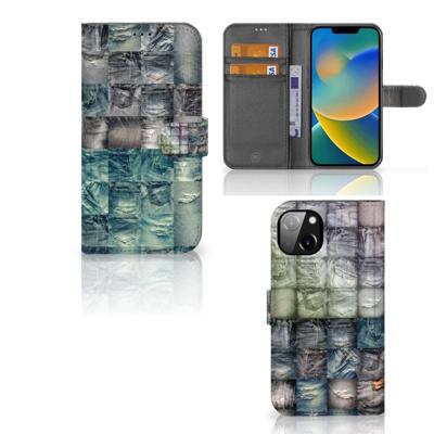 Wallet Case met Pasjes iPhone 14 Plus Spijkerbroeken Wallet Case met Pasjes iPhone 14 Plus Spijkerbroeken